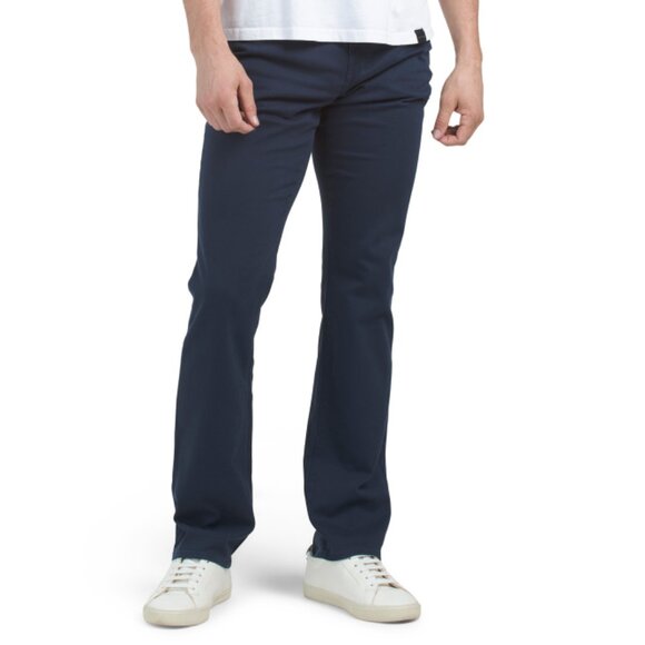 PAIGE Navy Normandie Straight Leg Jeans